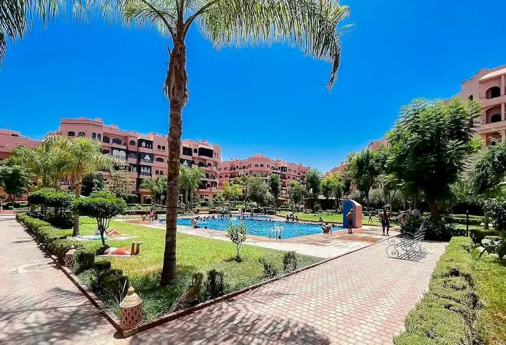 Apartment Resort Med 24T Sikkerhet Og Basseng - Naerme Gueliz Marrakesh