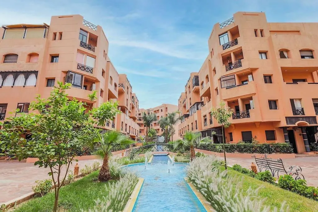 Apartment Resort Med 24T Sikkerhet Og Basseng - Naerme Gueliz Marrakesh