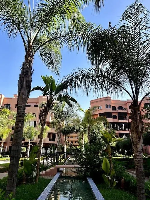 Resort Med 24T Sikkerhet Og Basseng - Naerme Gueliz Marrakesh Apartment